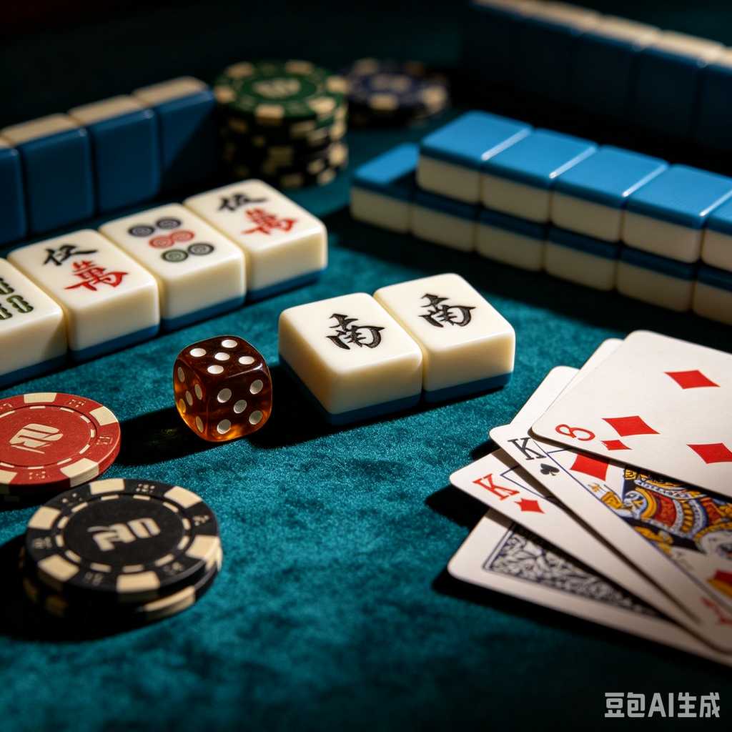 trendy color mahjong set